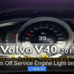 How to Turn Off Service Engine Light on Volvo S40