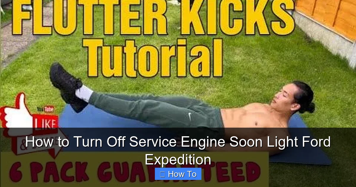 How to Turn Off Service Engine Soon Light Ford Expedition