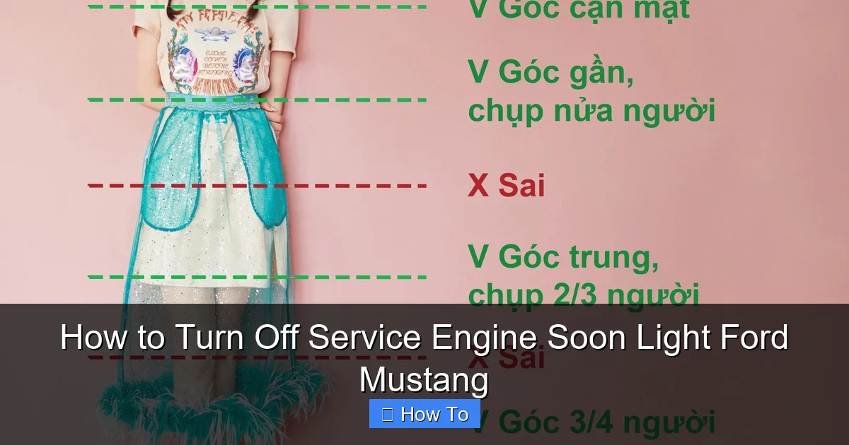 How to Turn Off Service Engine Soon Light Ford Mustang