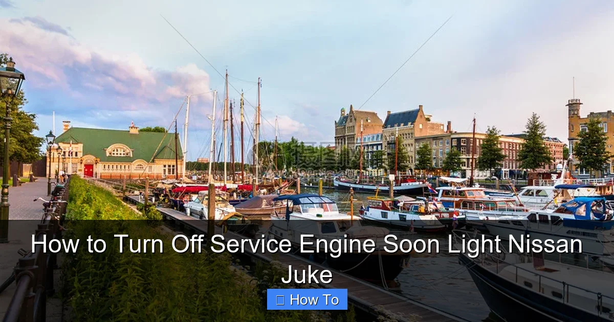 How to Turn Off Service Engine Soon Light Nissan Juke