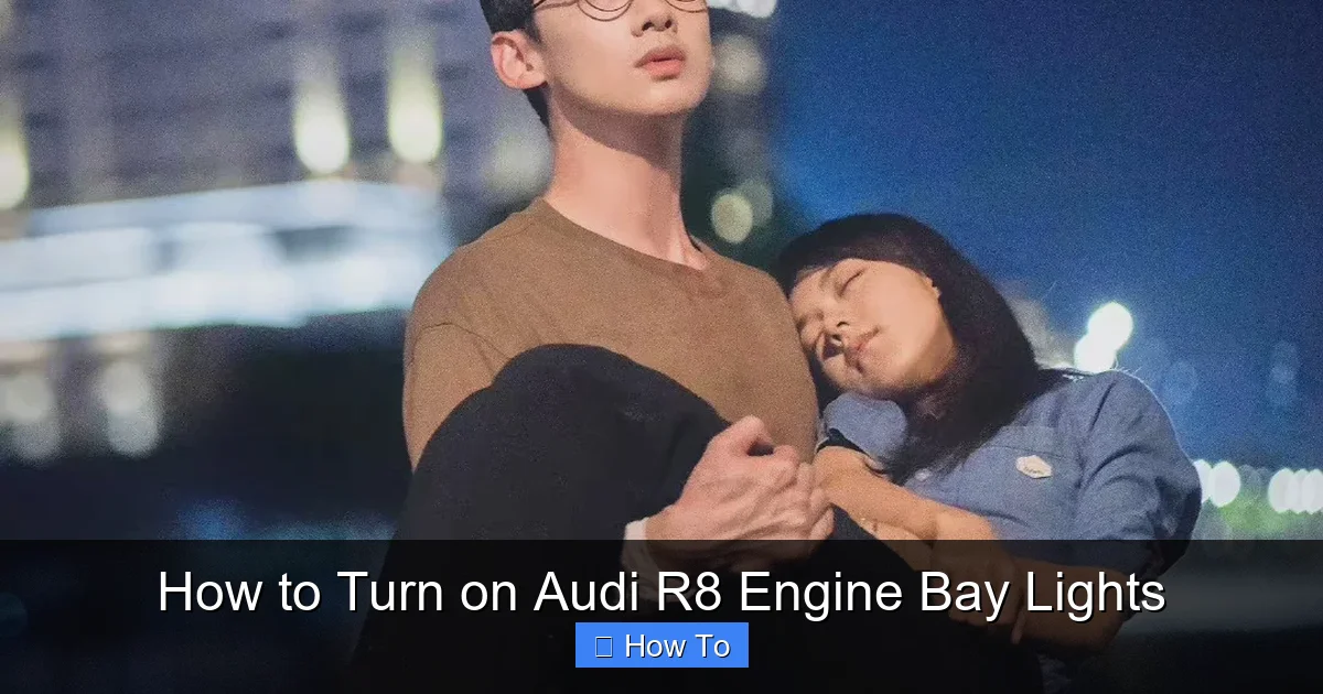 How to Turn on Audi R8 Engine Bay Lights