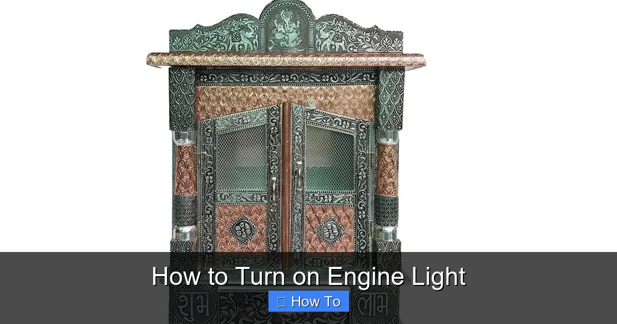 How to Turn on Engine Light
