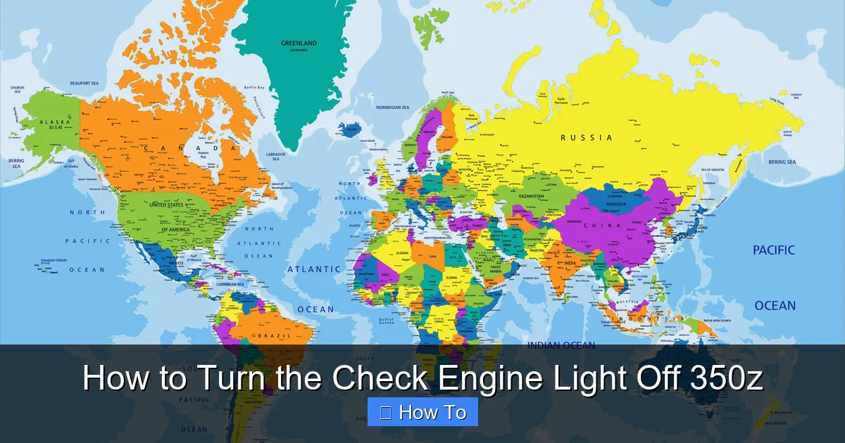 How to Turn the Check Engine Light Off 350z