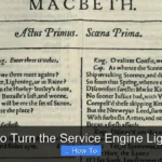 How to Turn the Service Engine Light Off