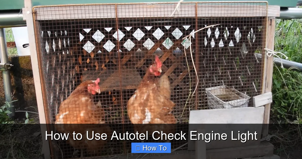 How to Use Autotel Check Engine Light