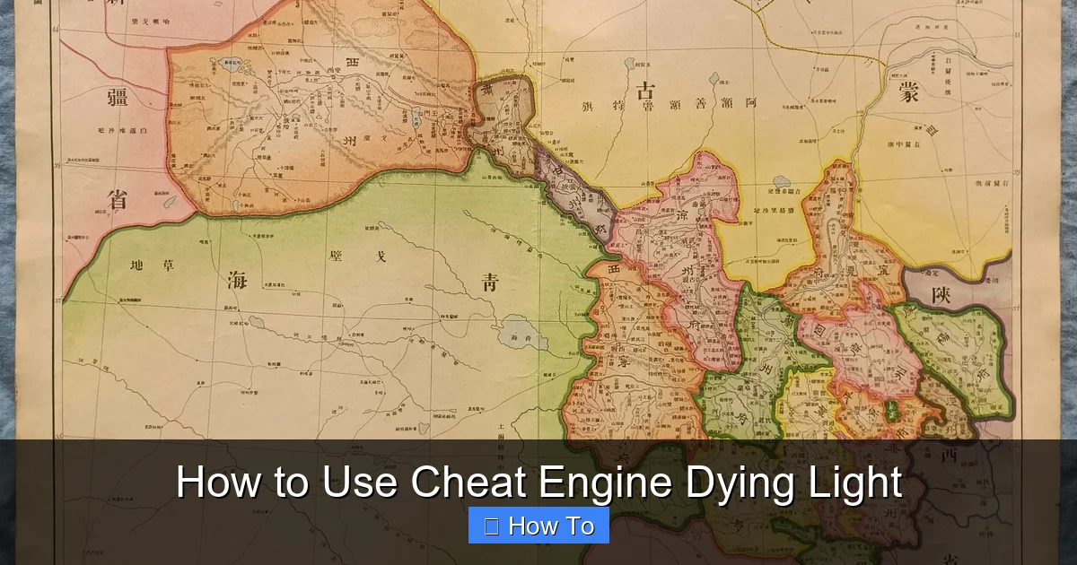 How to Use Cheat Engine Dying Light