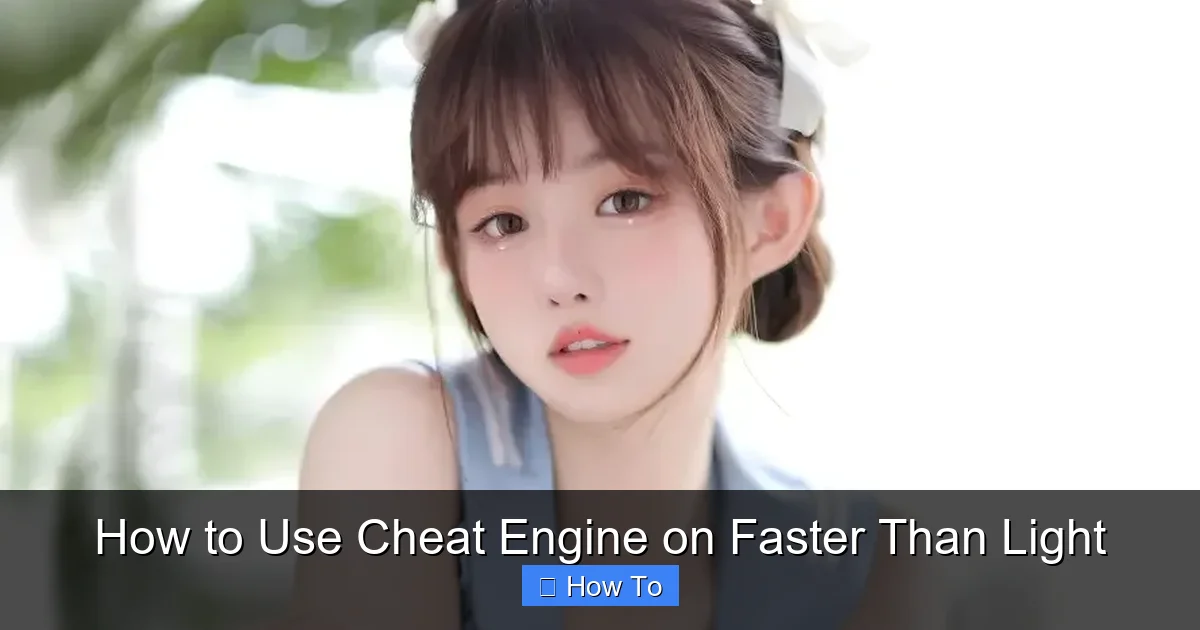 How to Use Cheat Engine on Faster Than Light
