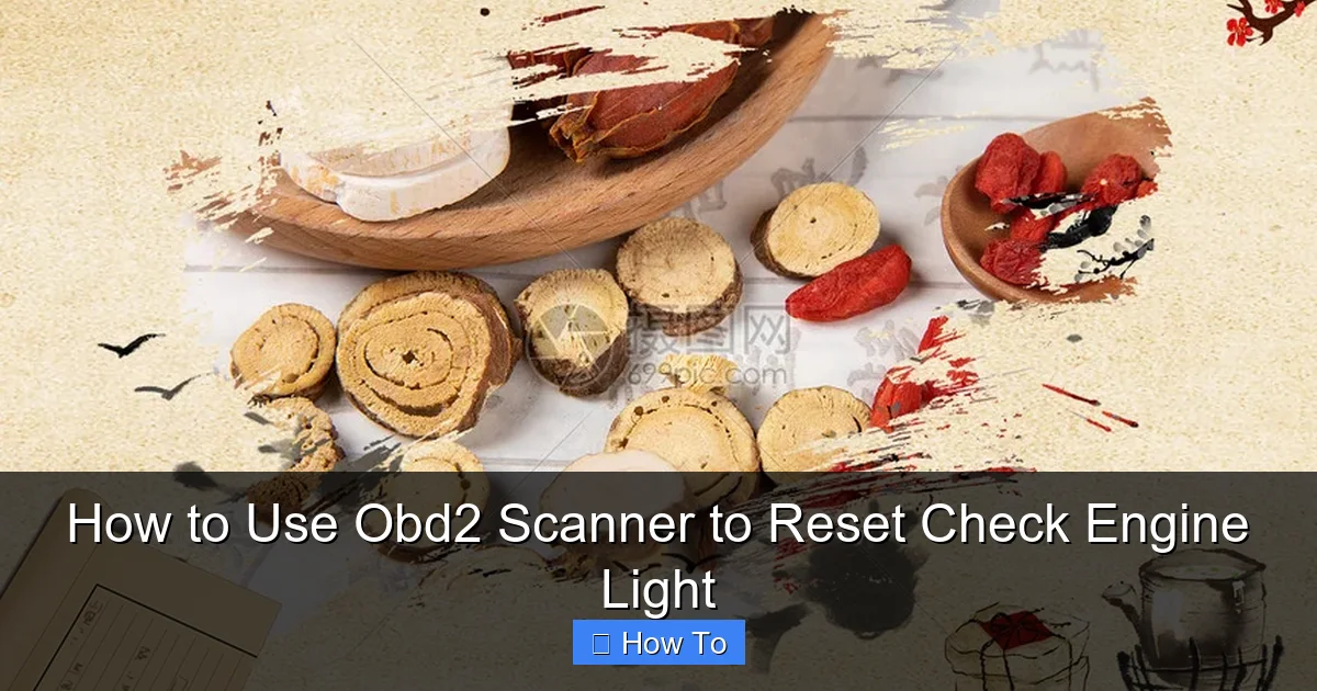 How to Use Obd2 Scanner to Reset Check Engine Light