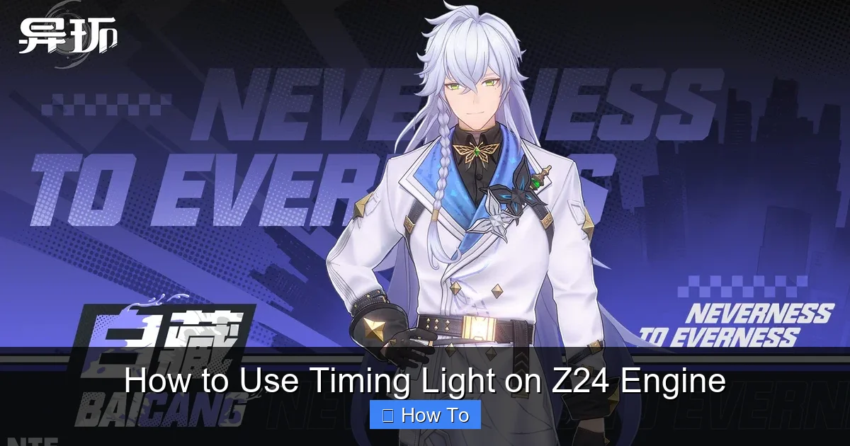 How to Use Timing Light on Z24 Engine