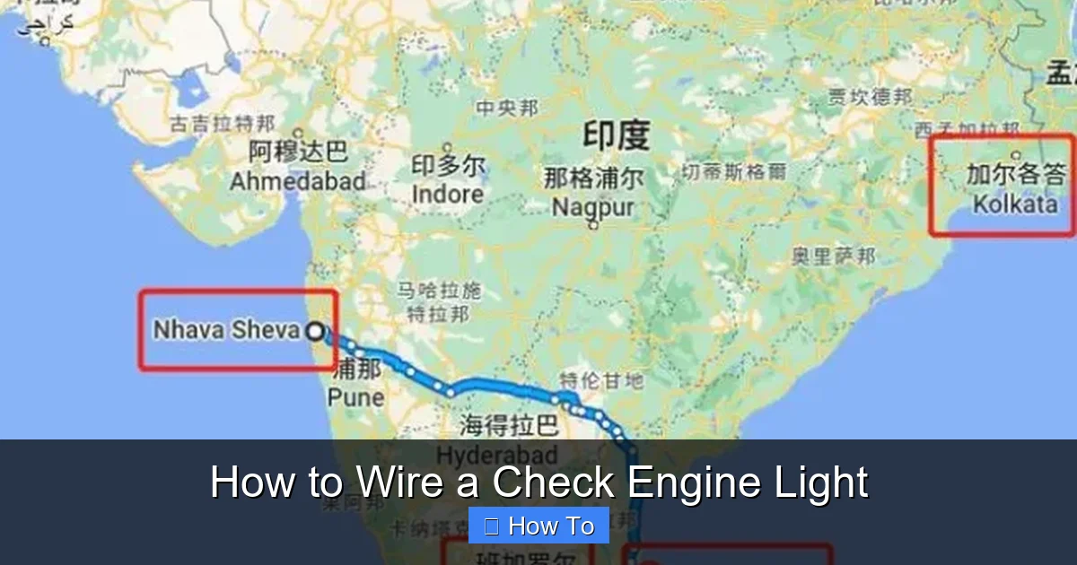 How to Wire a Check Engine Light