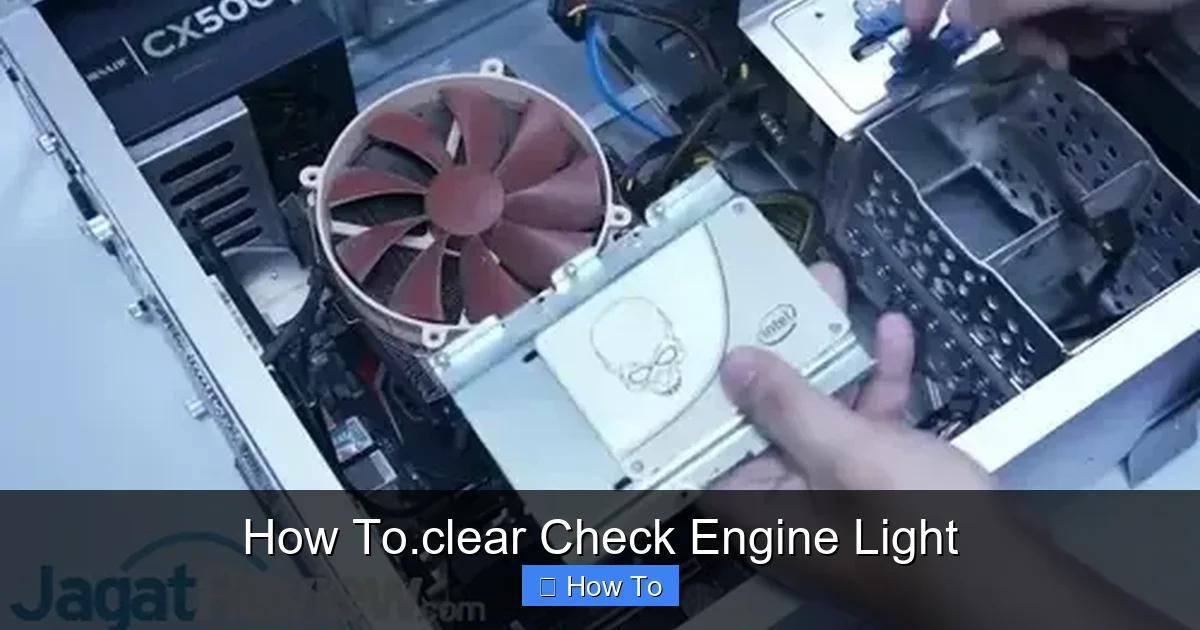 How To.clear Check Engine Light