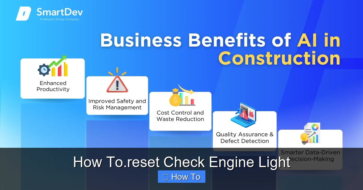 How To.reset Check Engine Light