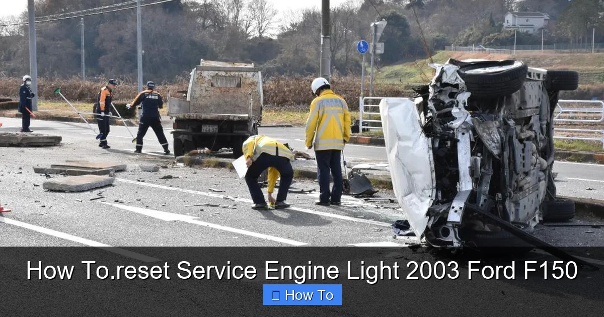 How To.reset Service Engine Light 2003 Ford F150