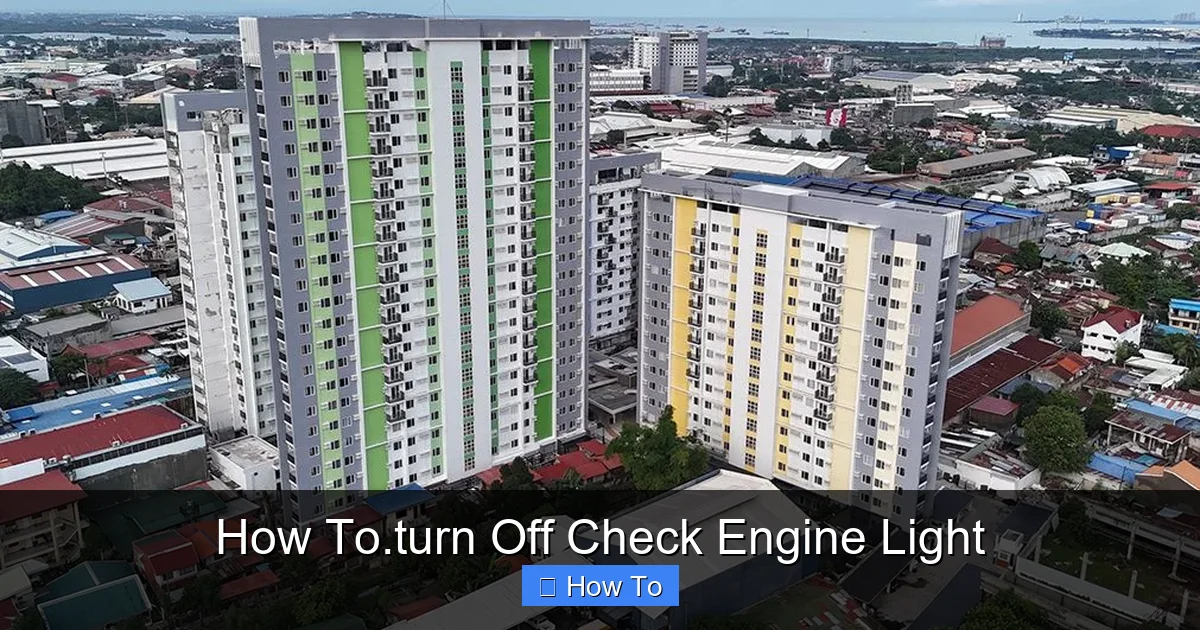 How To.turn Off Check Engine Light