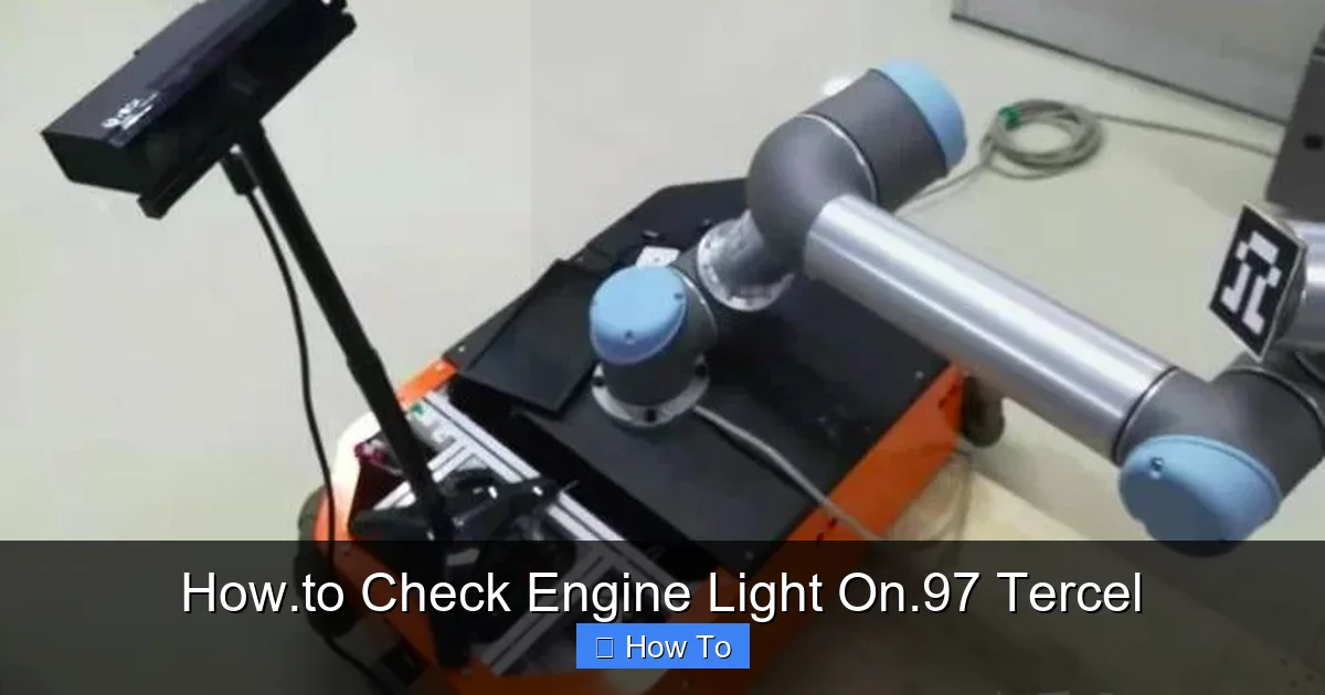 How.to Check Engine Light On.97 Tercel