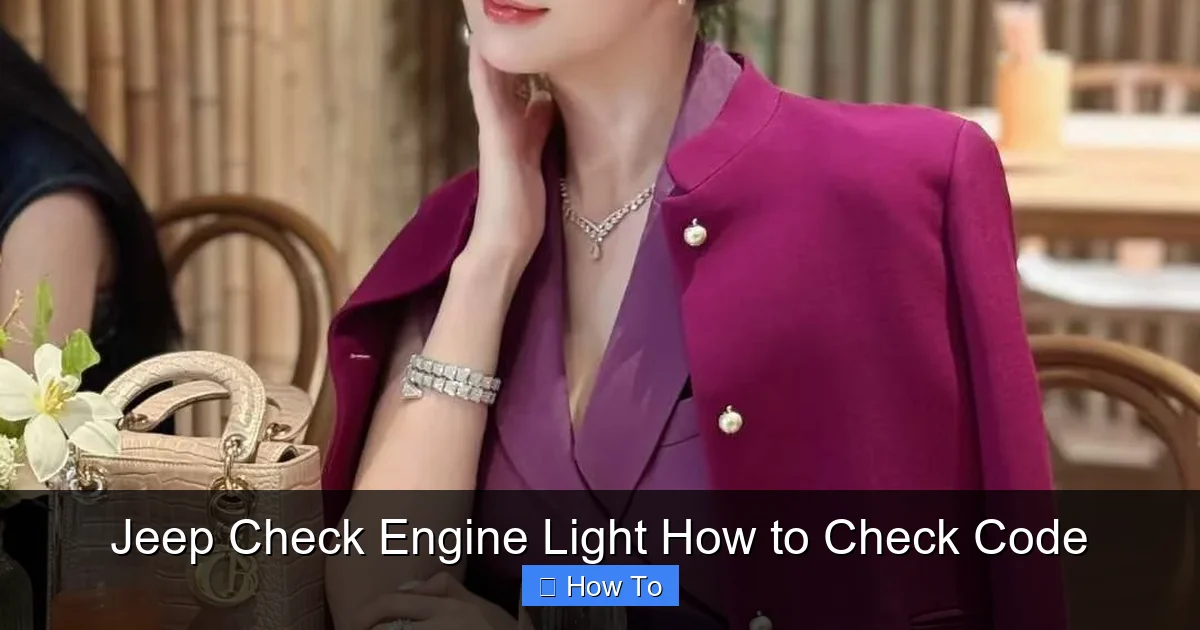 Jeep Check Engine Light How to Check Code