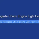 Jeep Renegade Check Engine Light How to Read