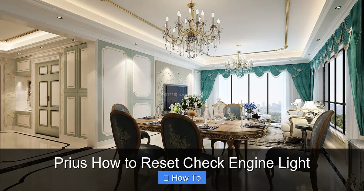 Prius How to Reset Check Engine Light