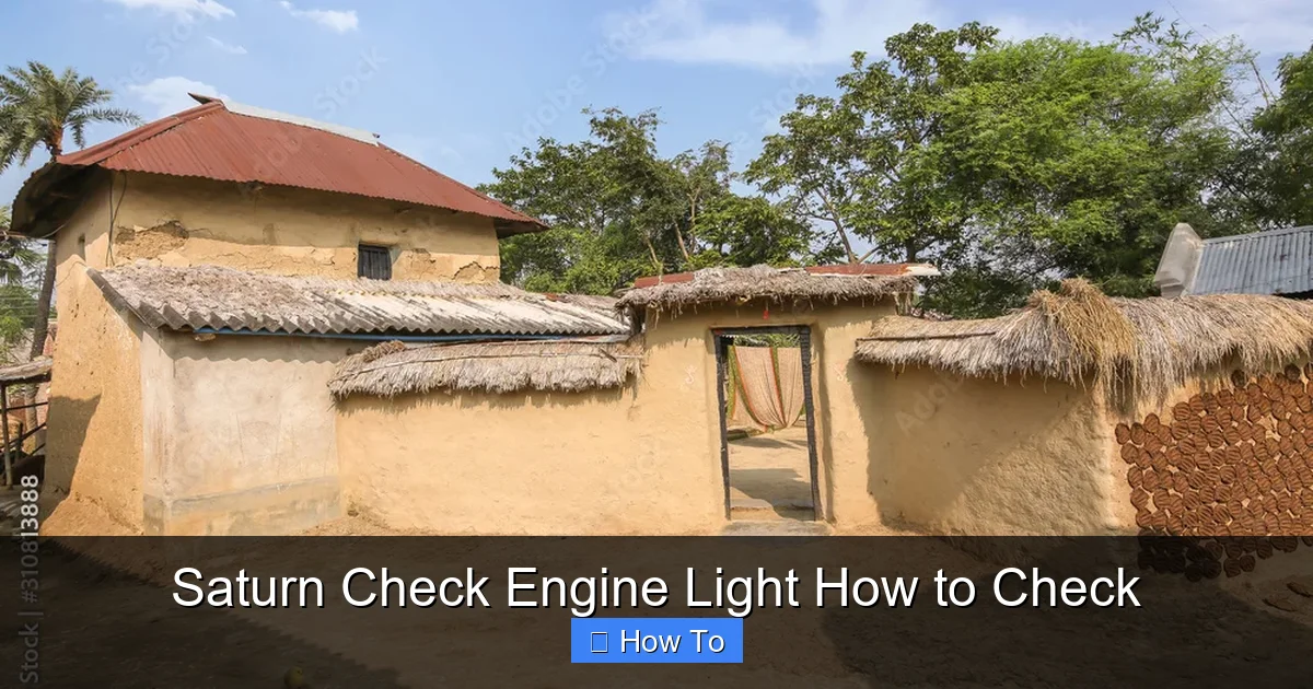 Saturn Check Engine Light How to Check