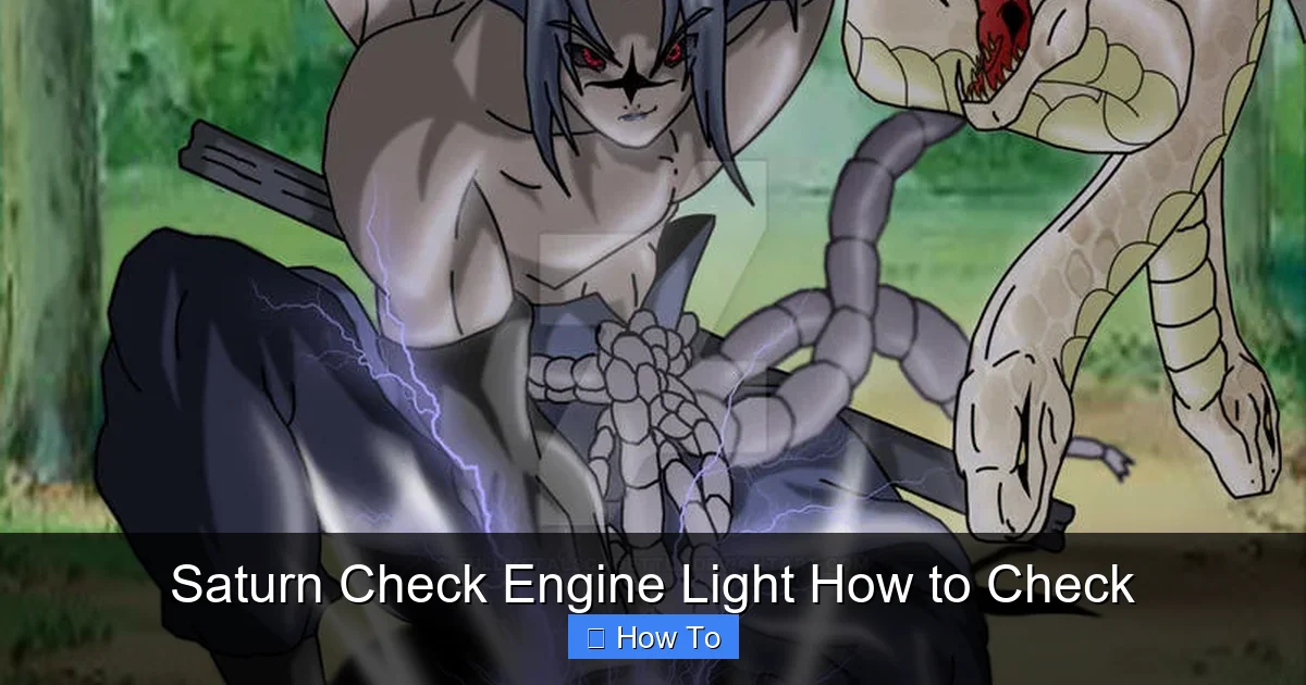 Saturn Check Engine Light How to Check