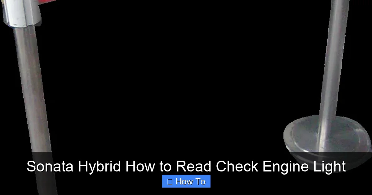 Sonata Hybrid How to Read Check Engine Light