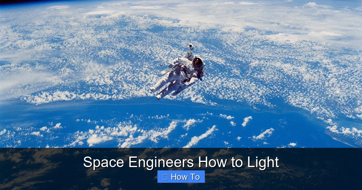 Space Engineers How to Light