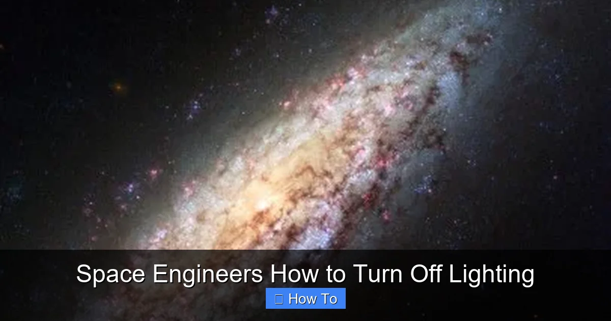 Space Engineers How to Turn Off Lighting