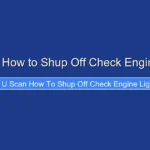 U Scan How to Shup Off Check Engine Light
