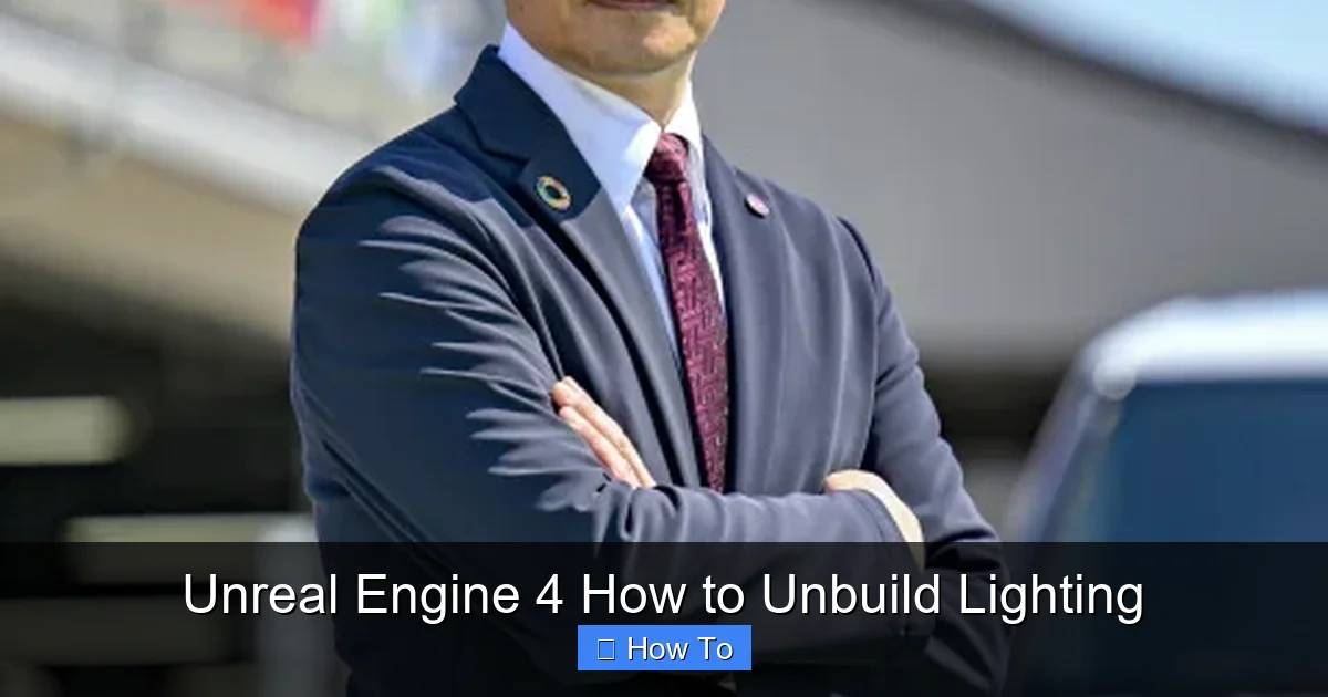 Unreal Engine 4 How to Unbuild Lighting