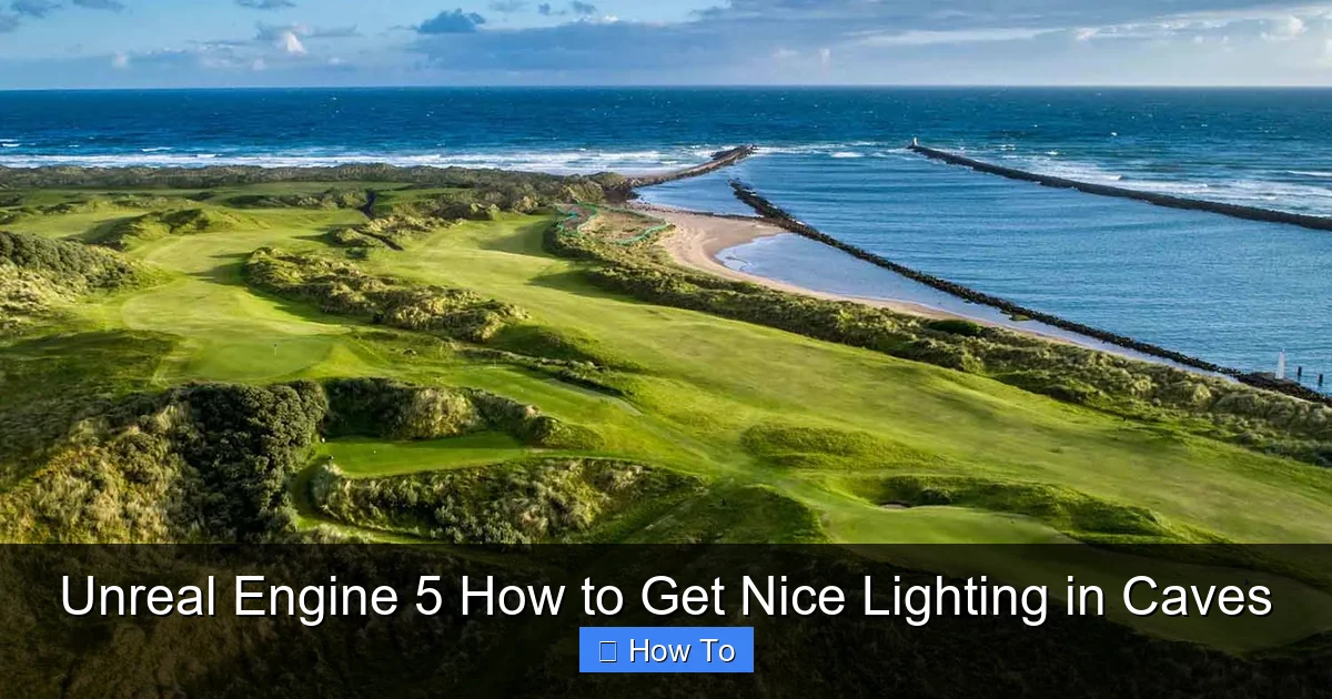 Unreal Engine 5 How to Get Nice Lighting in Caves
