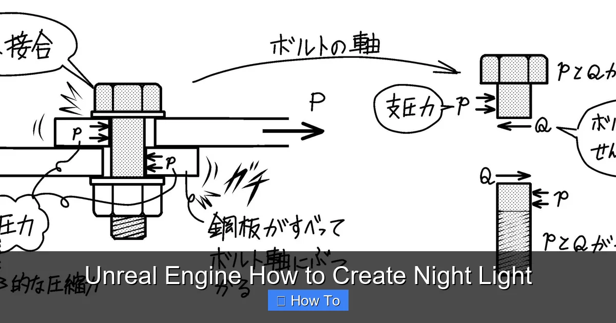 Unreal Engine How to Create Night Light