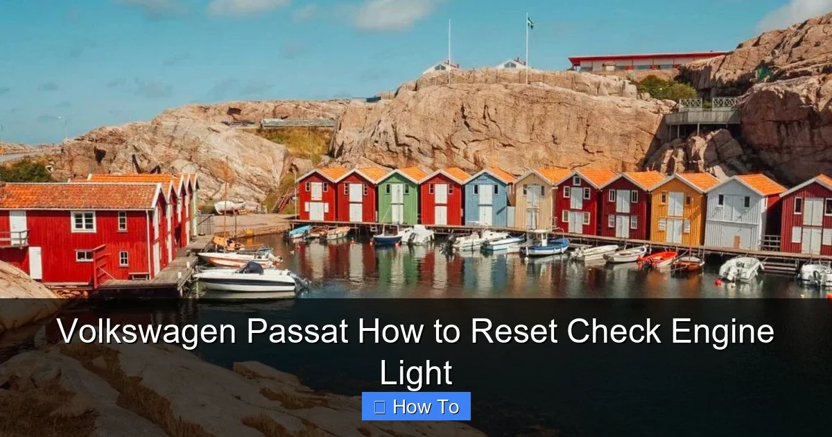 Volkswagen Passat How to Reset Check Engine Light
