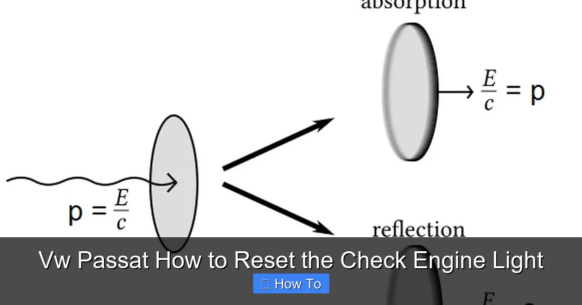 Vw Passat How to Reset the Check Engine Light